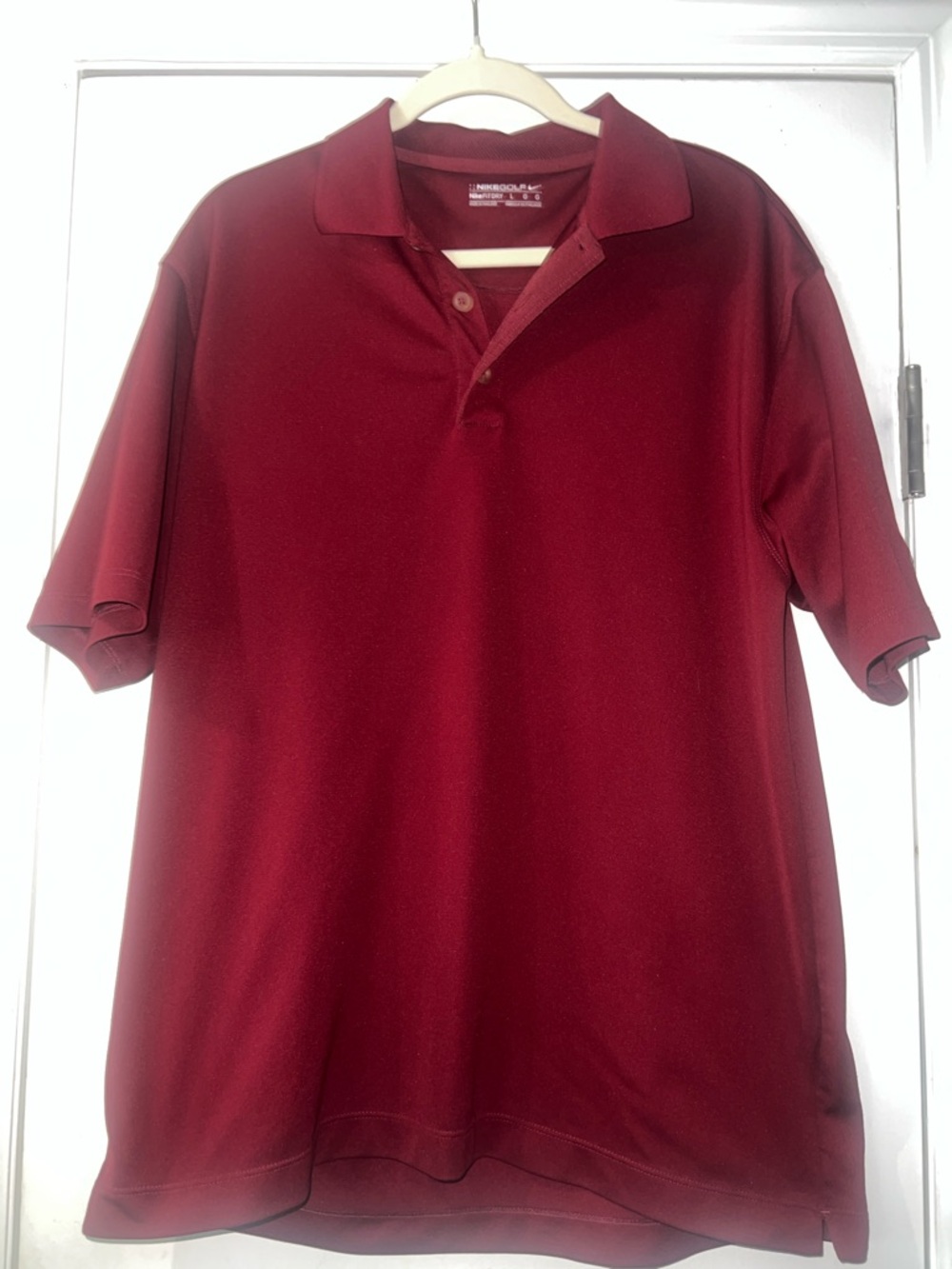 Nike Men's Deep Red Golf Performance Polo